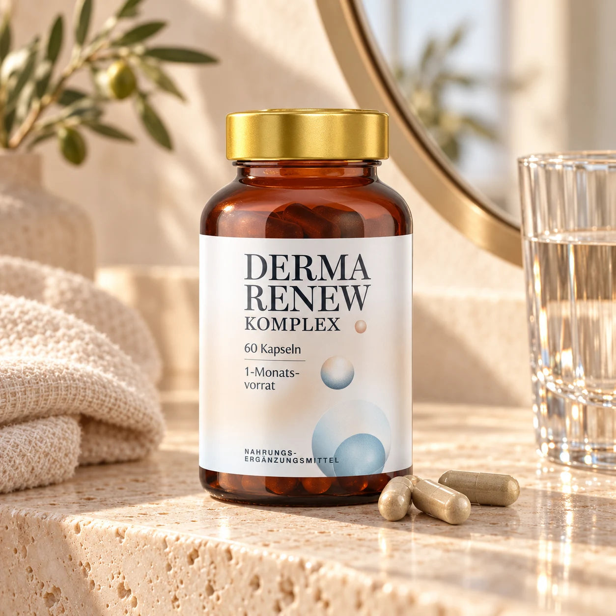 Derma Renew Komplex als Teil der täglichen Hautpflegeroutine
